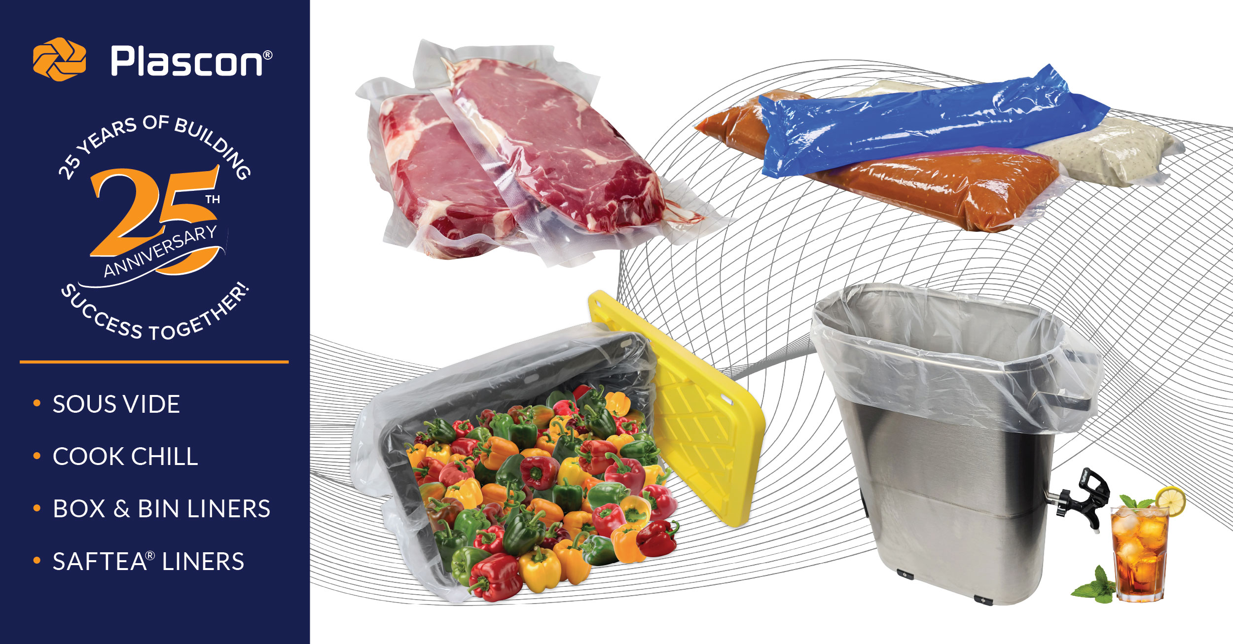 sous vide, cook chill, box liners and saftea liners