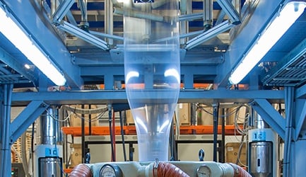 Blown films bubble during production