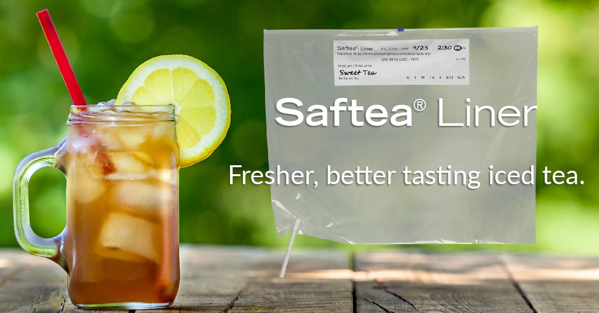 Saftea Liner provides a safer, more hygienic dispensing solution for your restaurant tea urns. 